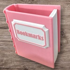 3D printed book mark holder